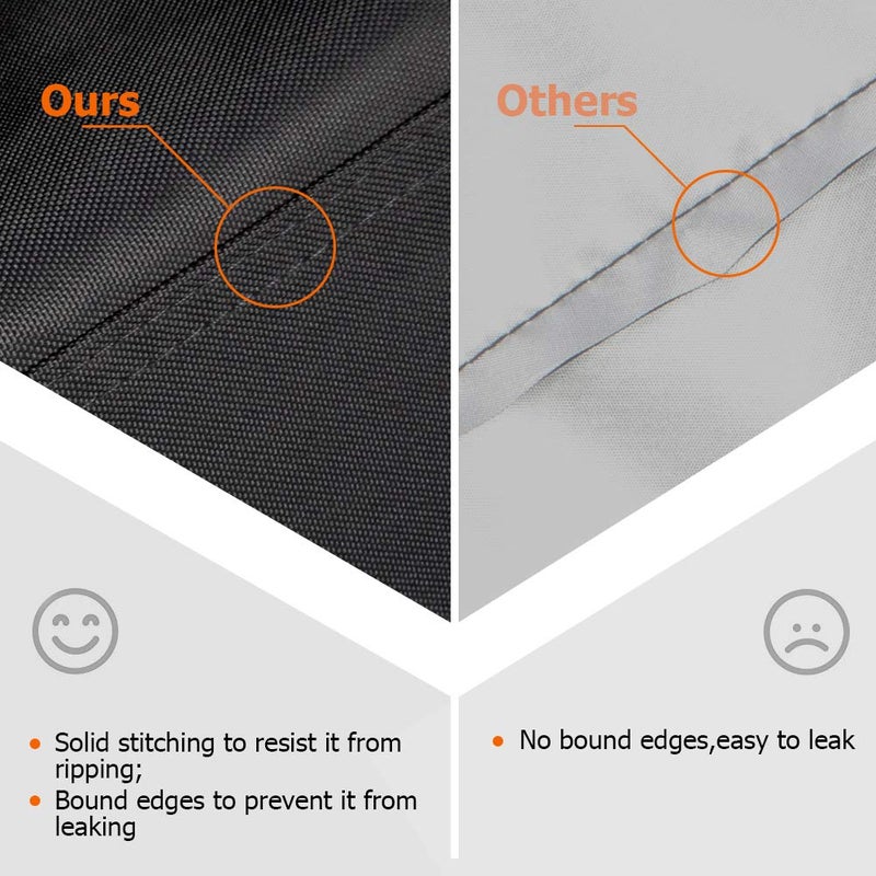 iCOVER Boat Folding Seat Cover-2 Pack 600 Denier Canvas Waterproof Heavy-Duty Weather Resistant Material Trailerable Fishing Chair Covers - Image 5